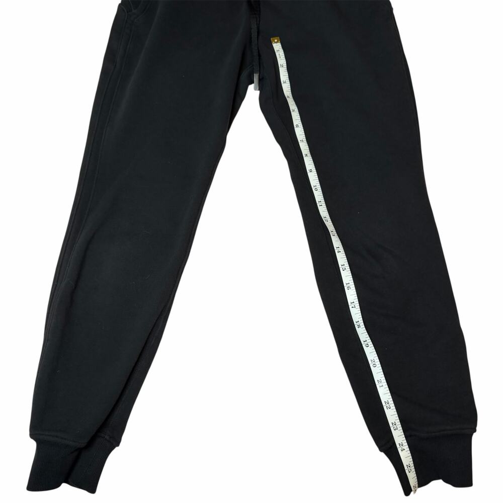 Lululemon Black Relaxed Jogger Sweatpants Drawstring Lounge Size 2 Athleisure - Picture 10 of 10